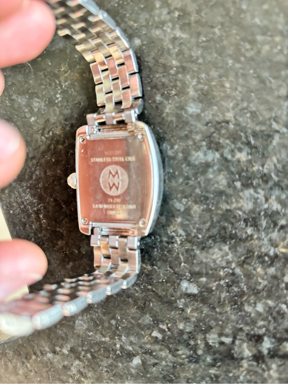 Michele Silver Tone Women's Bracelet Watch - Picture 5 of 8